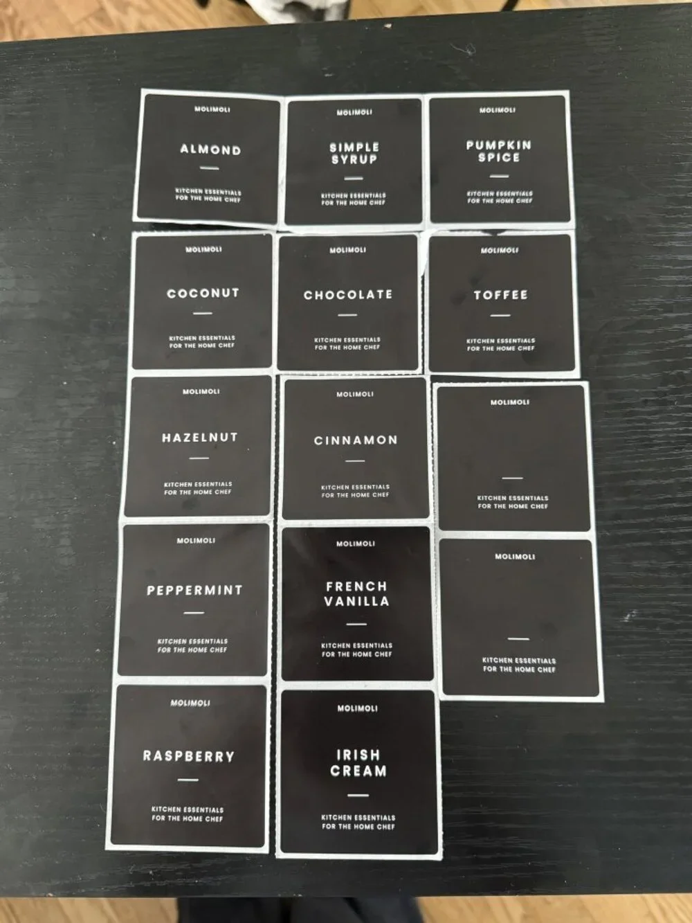 14 Amazon Individually Preprinted Adhesive Labels For Kitchen